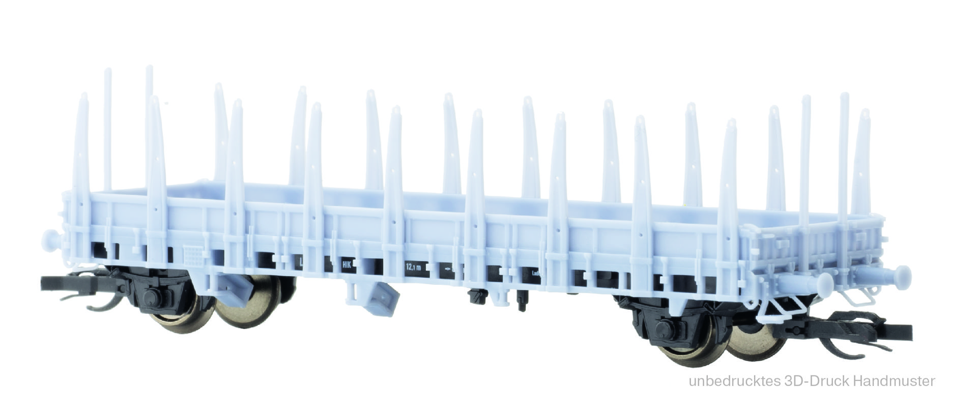 Hädl 116503 - Flachwagen mit Rungen Ulm, DR, Ep.III