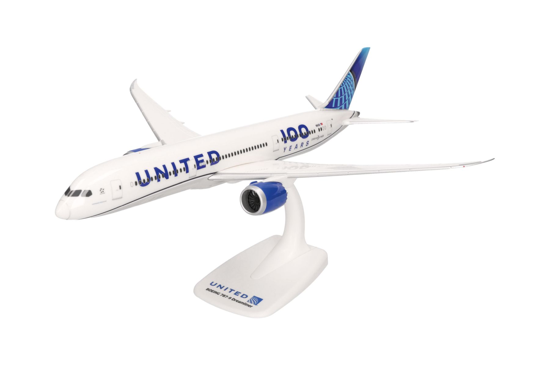 Herpa 614979 - United Airlines Boeing 787-9 Dreamliner "100 Jahre" - N61101