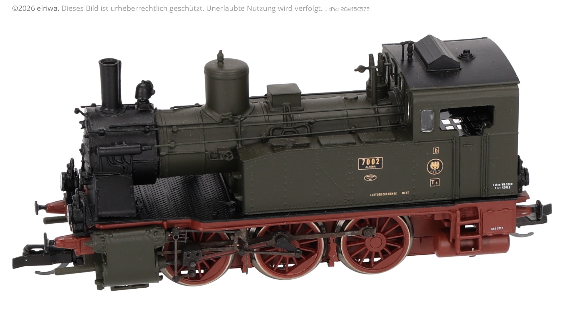 Beckmann 1010803 - Dampflok BR 89, pr. T8, KPEV, Ep.I