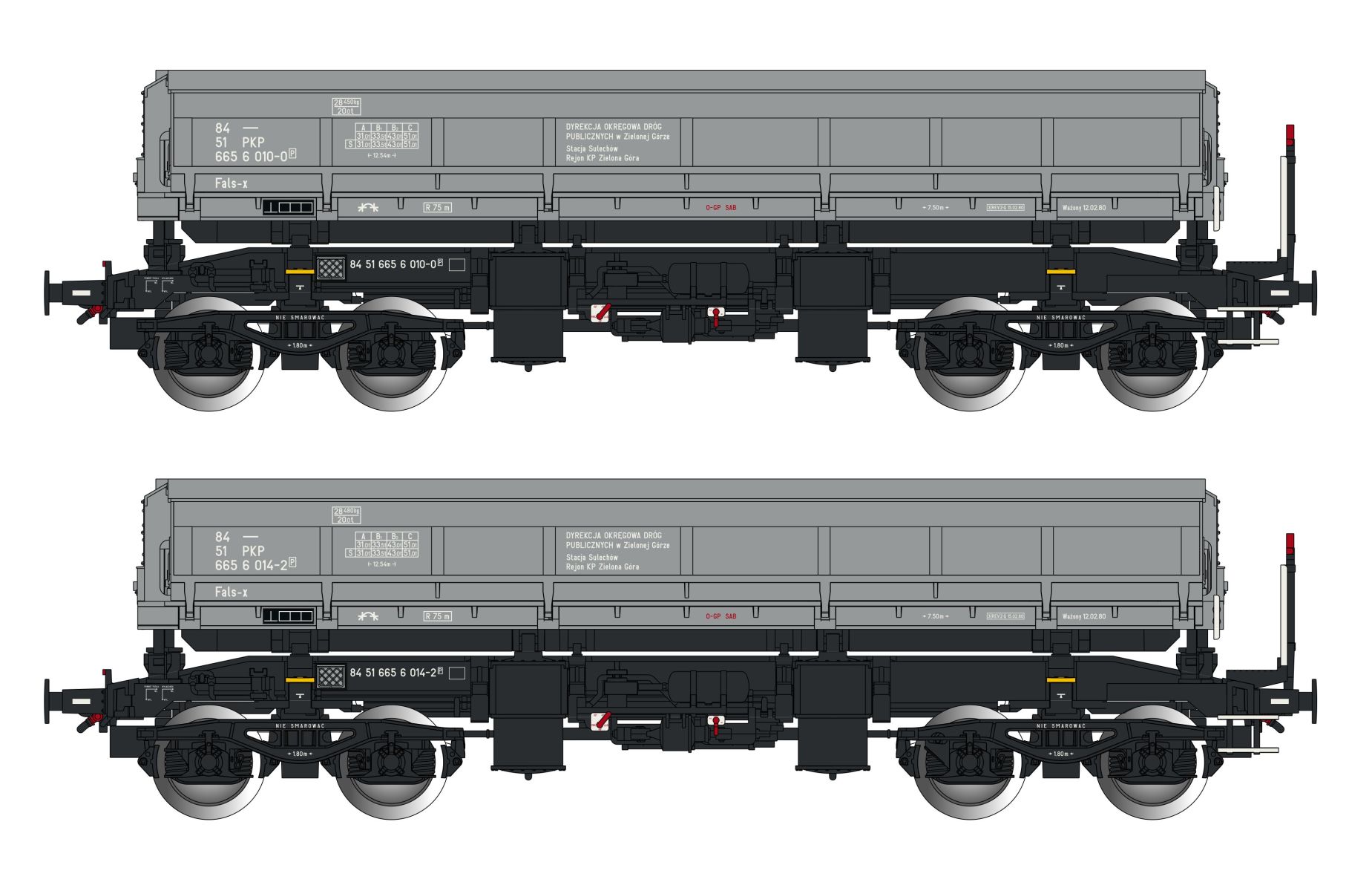 Albert Modell 600048 - 2er Set offene Güterwagen Fals-x, PKP, Ep.IV Albert Modell 600048 - 2er Set offene Güterwagen Fals-x, PKP, Ep.IV