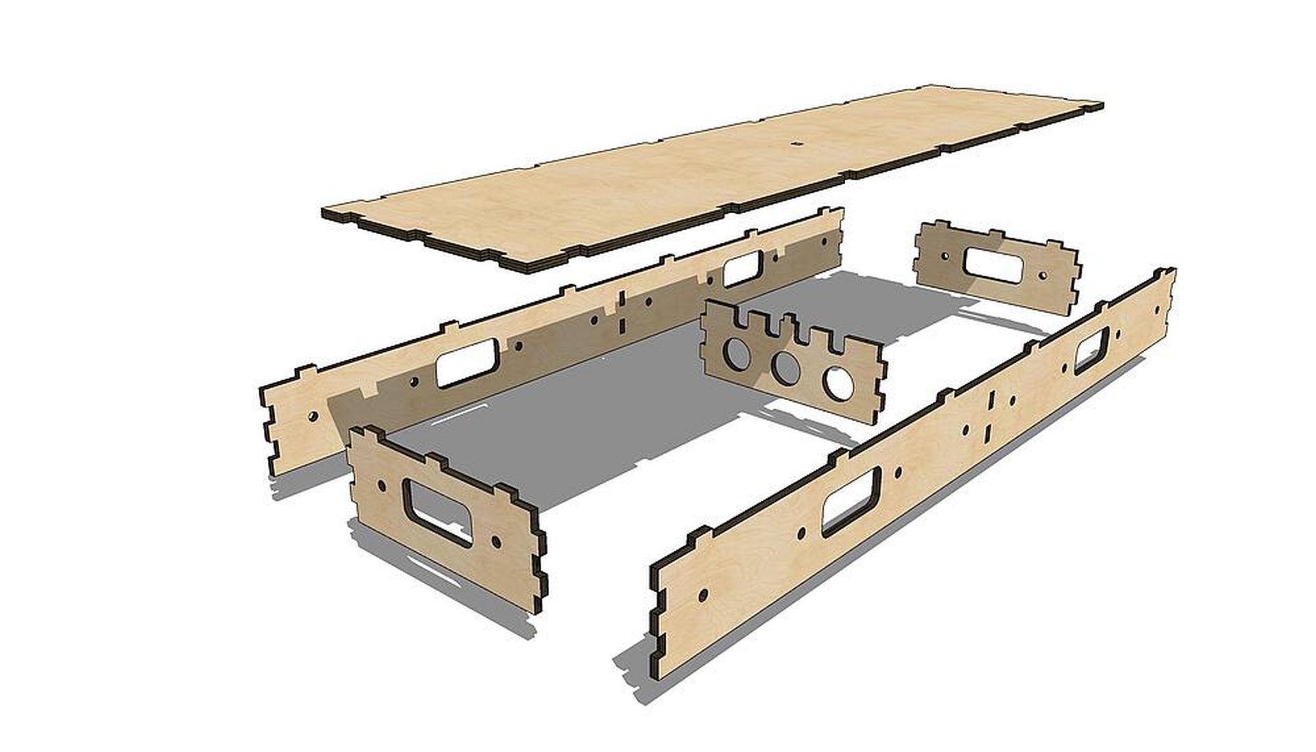 Faller 170103 - Anlagenunterbau, 1 m x 0,25 m