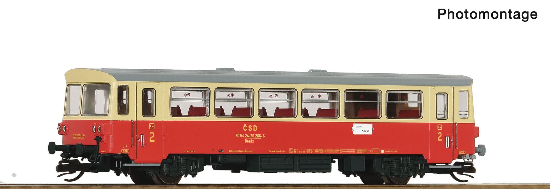 Roco 7790012 - Beiwagen zum Motorwagen M 152.0, CSD, Ep.IV