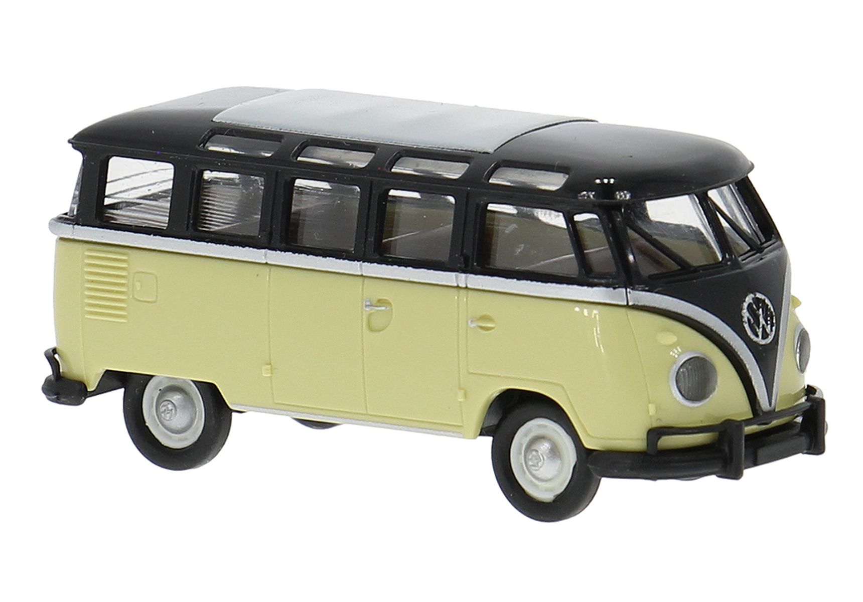 Brekina 31851 - VW T1b Samba schwarz/beige