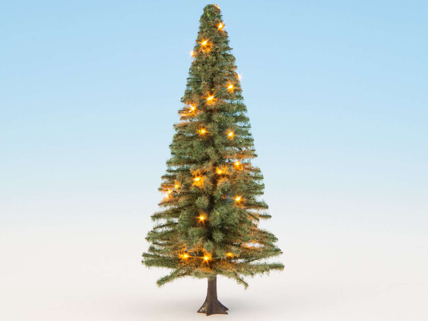Noch 22131 - Beleuchteter Weihnachtsbaum, grün, mit 30 LEDs, 12 cm hoch