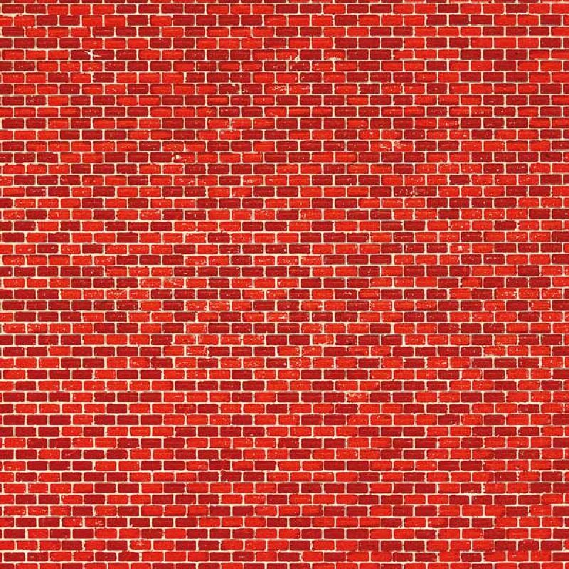 Auhagen 50104 - Ziegelmauer, rot