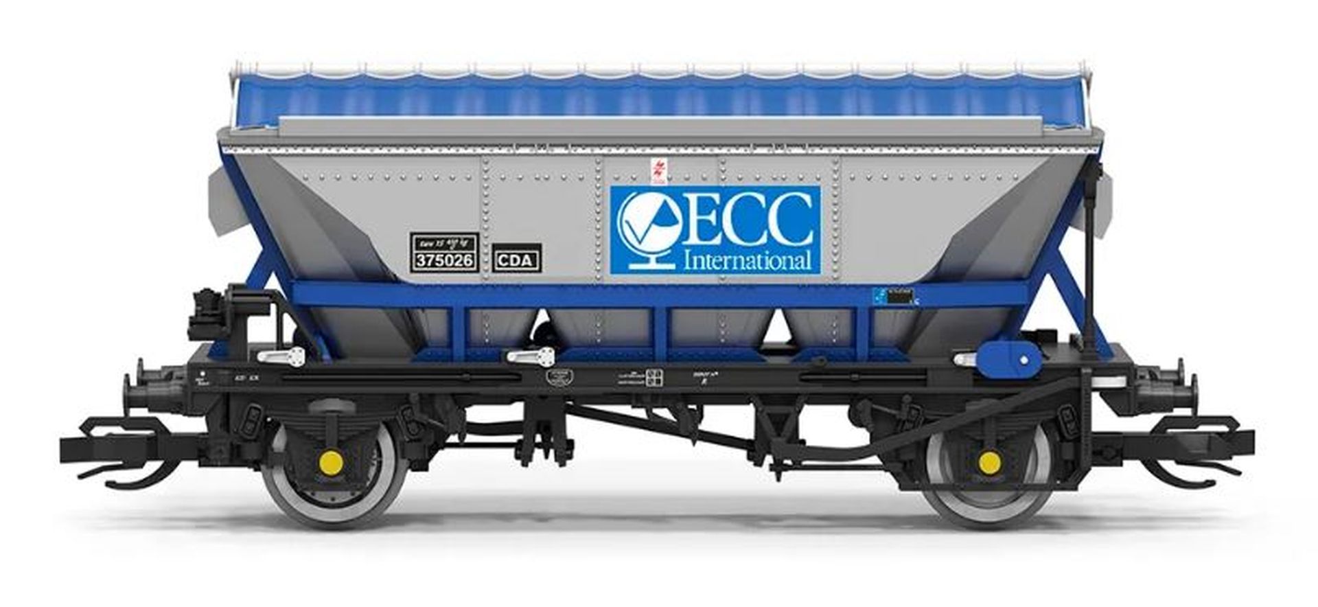 Hornby TT6048 - Trichterwagen CDA Hopper, No.375026, ECC, Ep.III