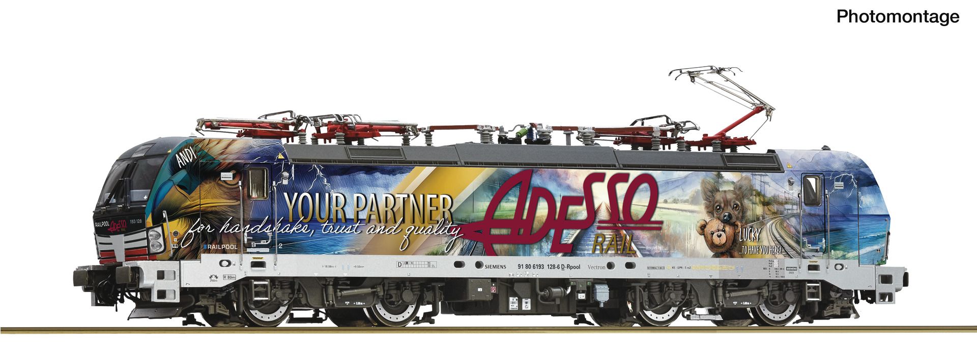 Roco 7500194 - E-Lok 193 128-6, Adesso Rail, Ep.VI
