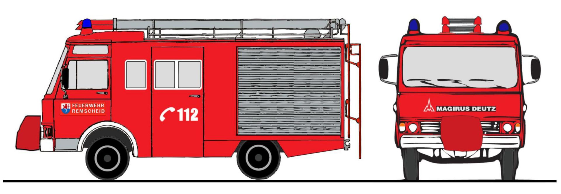 Loewe 4054 - Magirus Deutz 'Zeta' 90 M 5 - LF 8, FW Remscheid