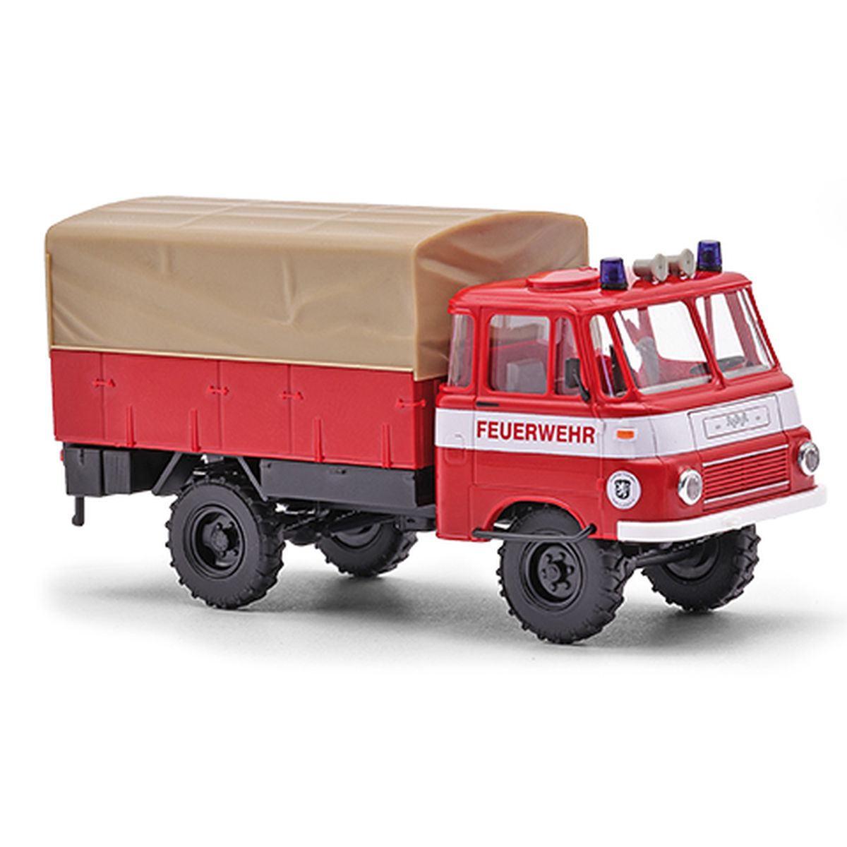 Busch 51659 - Robur LO 1801 A, FFW Auerbach mit Bauchbinde