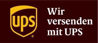 Wir versenden mit UPS