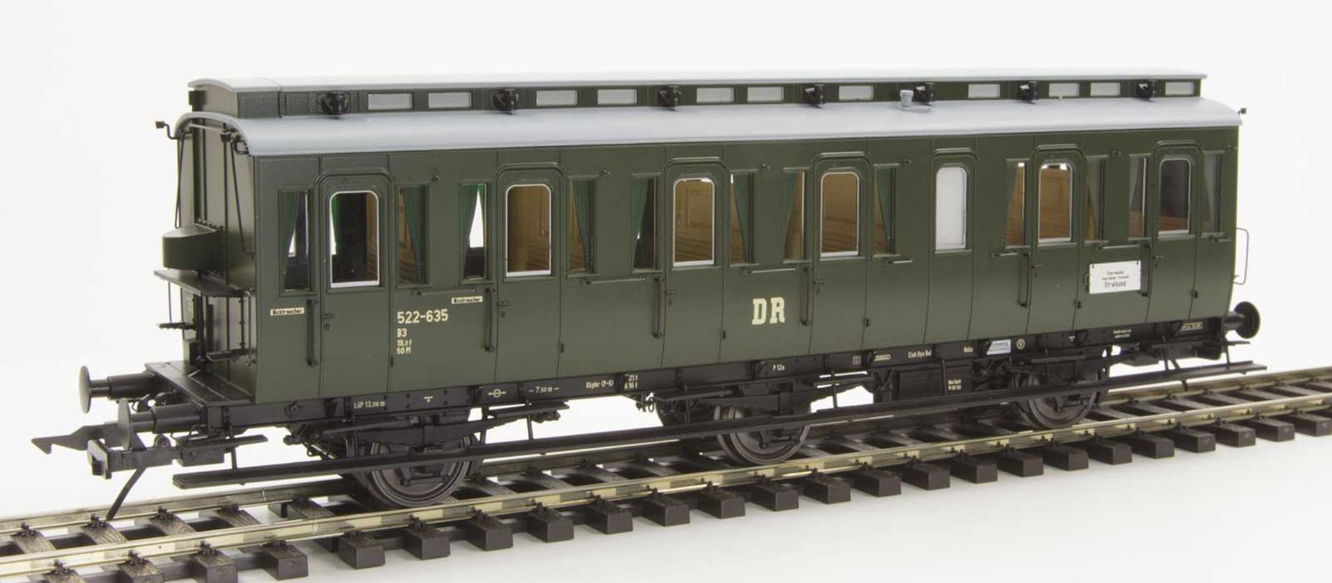 Lenz 41173-01 - Abteilwagen C3, DR, Ep.III, ohne Bremserhaus