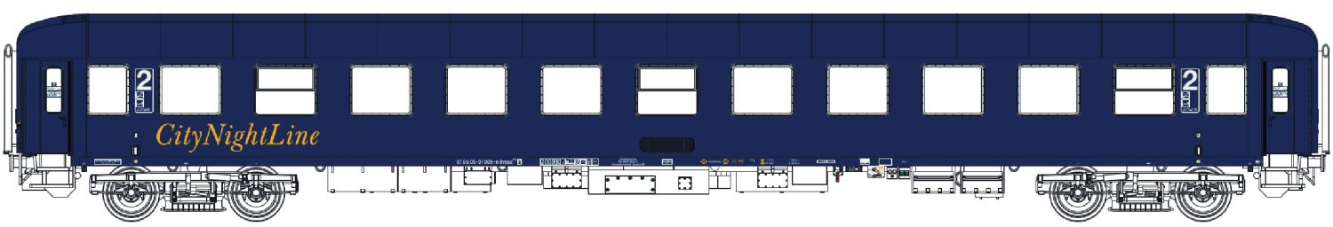 L.S. Models 58524 - Liegewagen Bvcmz 248.5, DBAG, CityNightLine, Ep.V