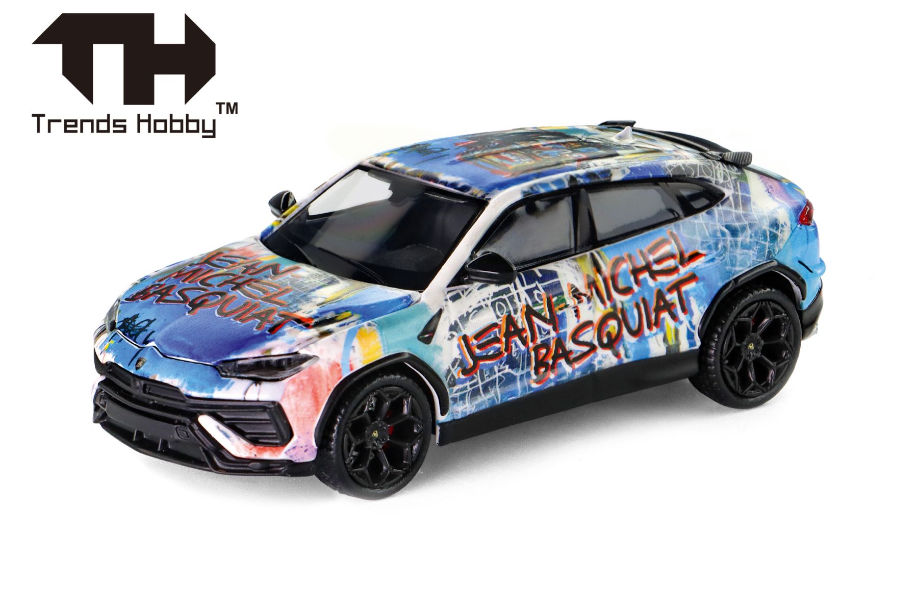 Herpa 864TH000019 - Trends Hobby: Lamborghini Urus Performance x Basquiat - Matte White