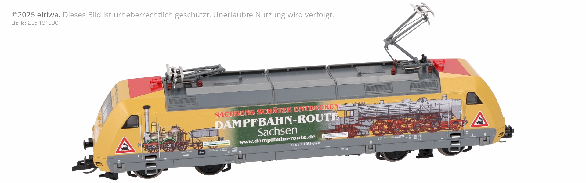 Tillig 502240-ZZ - E-Lok 101 088-3, DBAG, Ep.VI 'Dampfbahn-Route-Sachsen', DC-Sound Tillig 502240-ZZ - E-Lok 101 088-3, DBAG, Ep.VI 'Dampfbahn-Route-Sachsen', DC-Sound