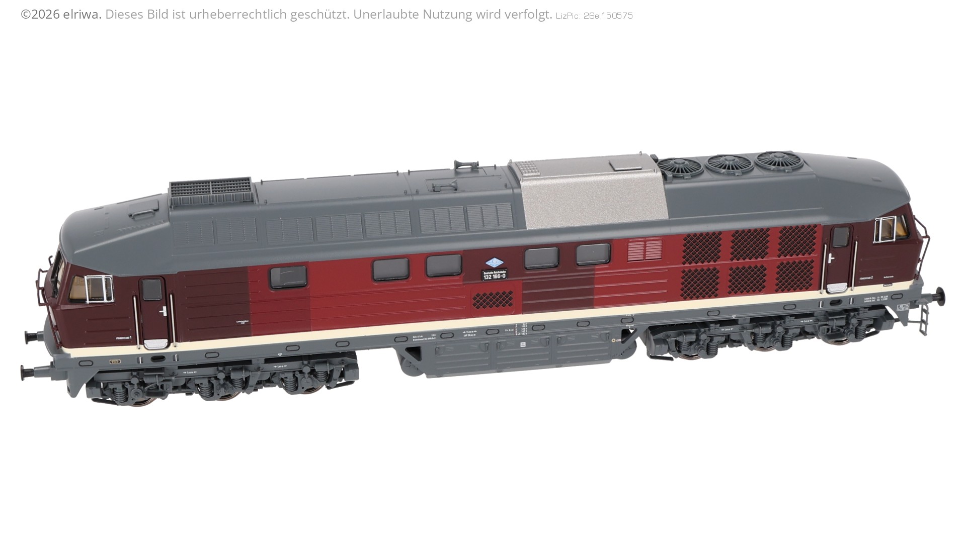 Brawa 41468 - Diesellok 132 166-0, DR, Ep.IV, DC-Sound-Extra