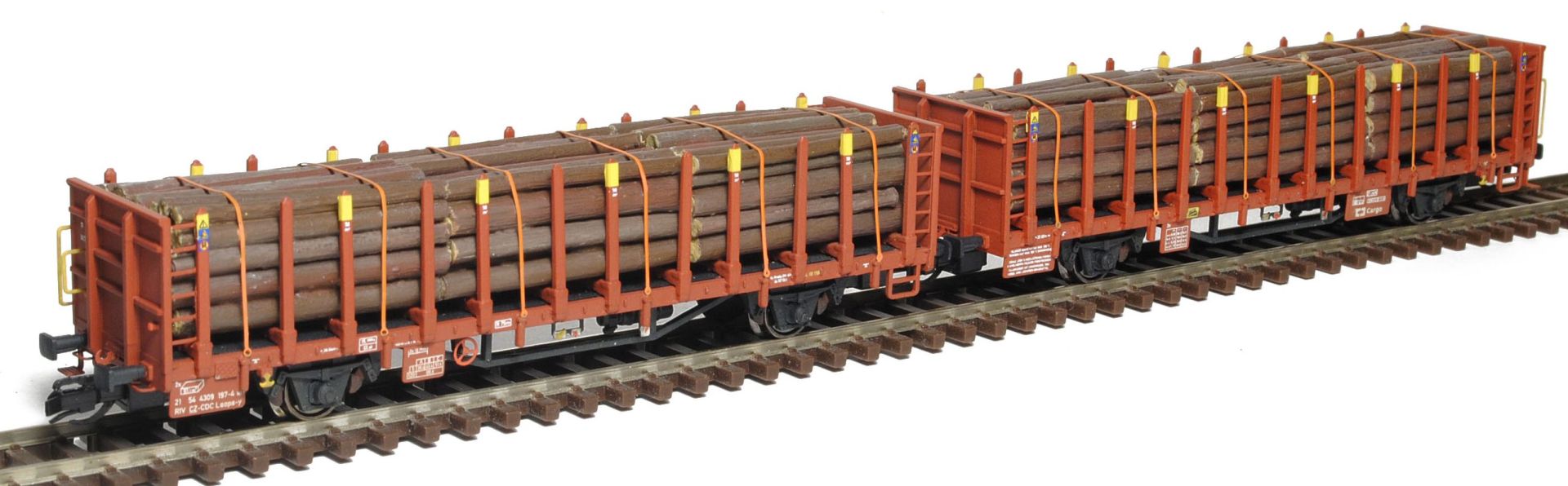 sdv-model 12136 - Rungenwageneinheit Laaps-y 12, CD-Cargo, Ep.VI, Bausatz