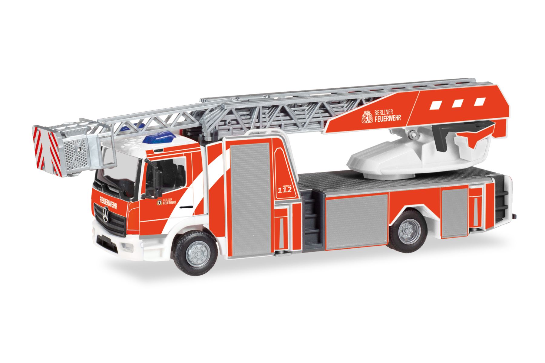 Herpa 099912 - Mercedes-Benz Atego 13 Drehleiter DLK 23/12 "Berliner Feuerwehr"