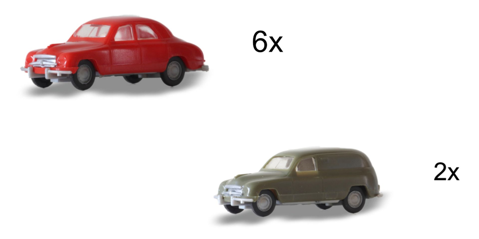 igra 67918118 - Skoda 1201 Bausätze, 8 Stück