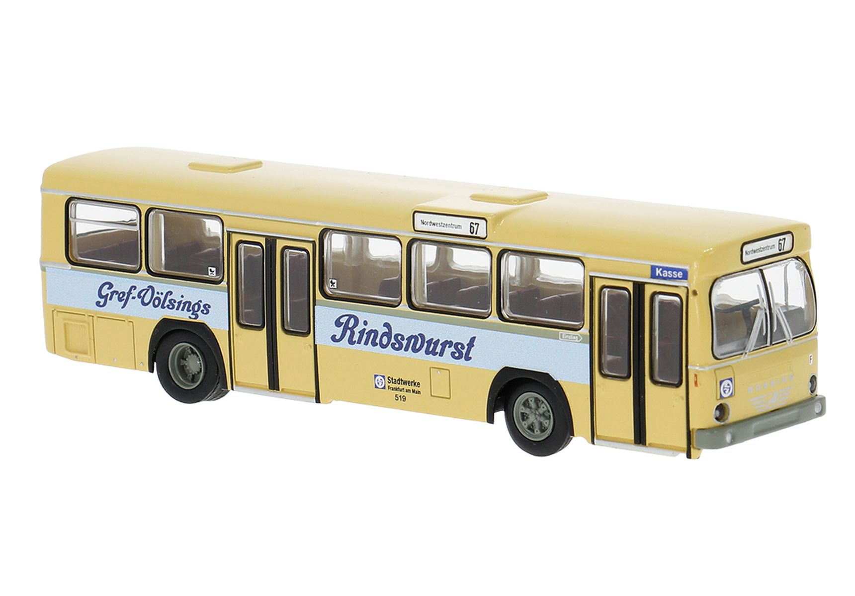 Brekina 59156 - Büssing BS 110 V, 1970, Frankfurt - Gref