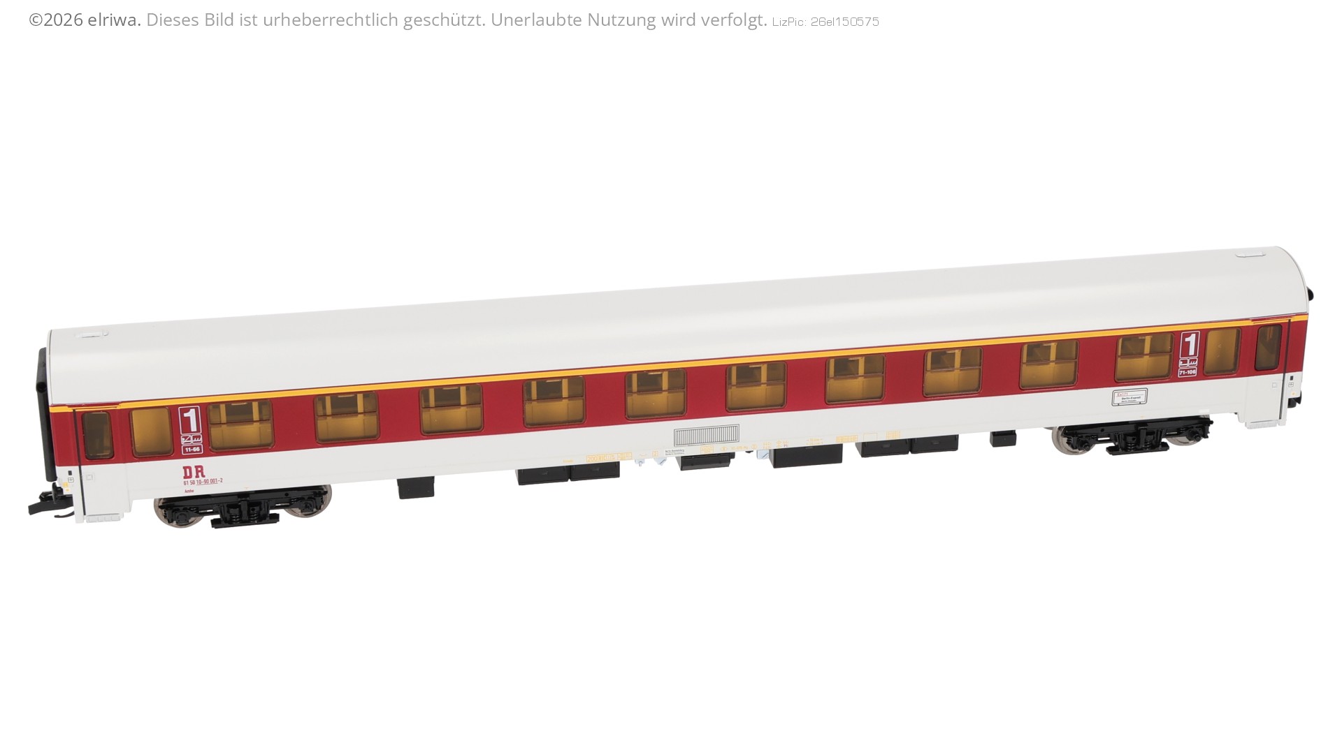 Tillig 502532 - Komfortwagen 'InterEx', Amhe 1. Klasse, DR, Ep.IV, 61 50 10-90 001-2