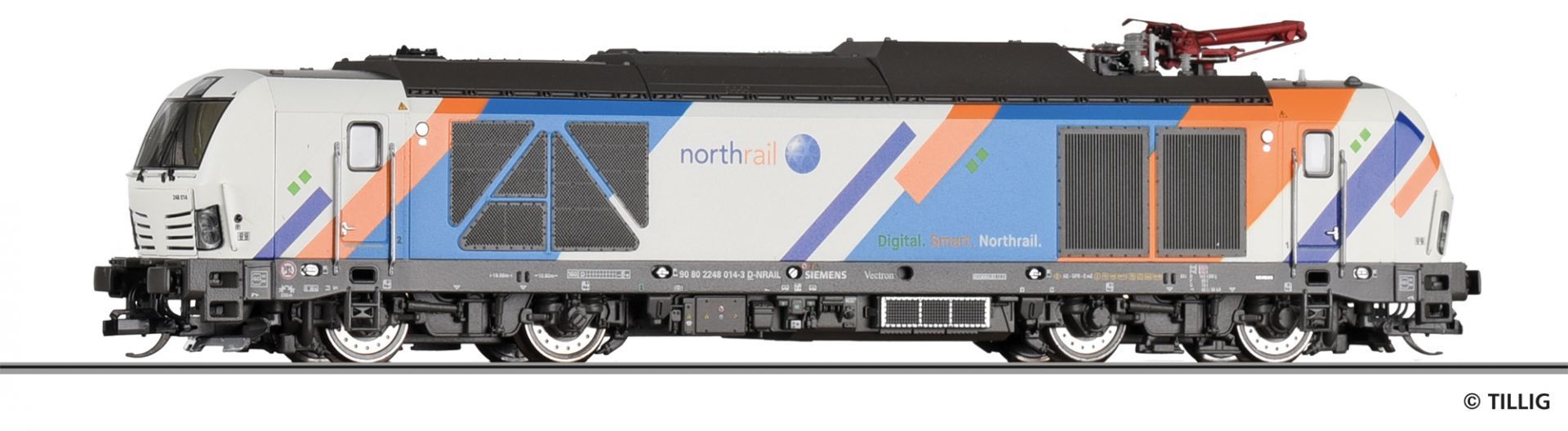 Hybrid-Lok 248 014-3 Dual Mode, Northrail, Ep.VI, ESU-Sound