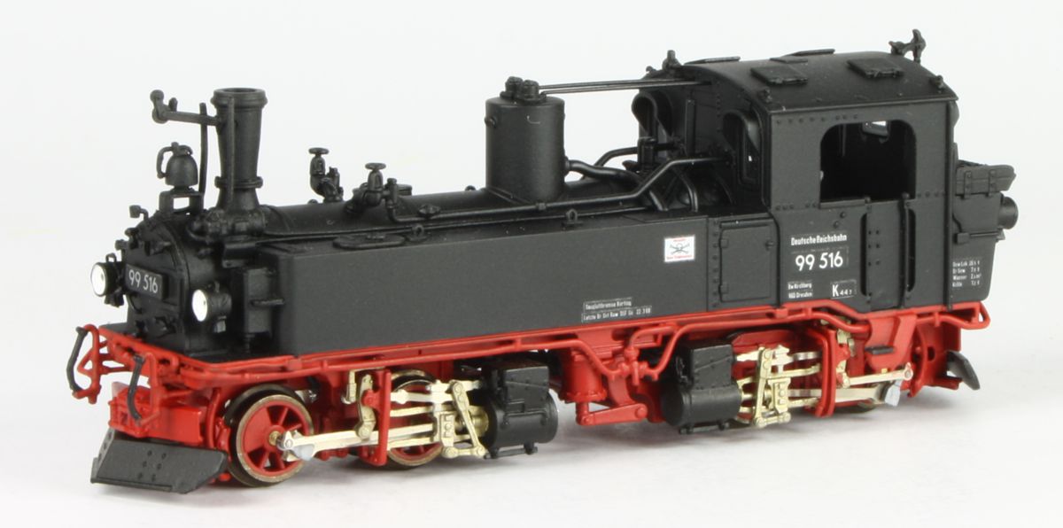 Bemo 1016866 - Dampflok sächsische IV-K, 99 516, DR, Ep.III-V