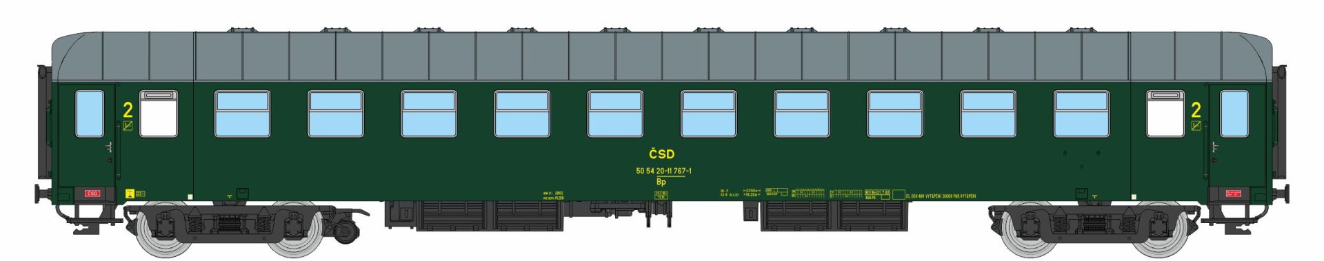 igra 97200033 - Personenwagen Bp Plzen, Zdice 2, CSD, Ep.IV igra 97200033 - Personenwagen Bp Plzen, Zdice 2, CSD, Ep.IV