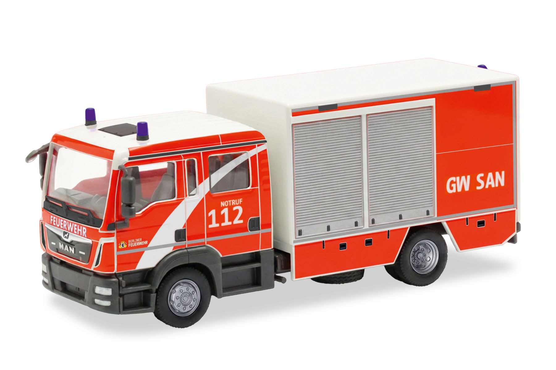 Herpa 099585 - MAN TGL Euro6 GW-SAN "Berliner Feuerwehr"