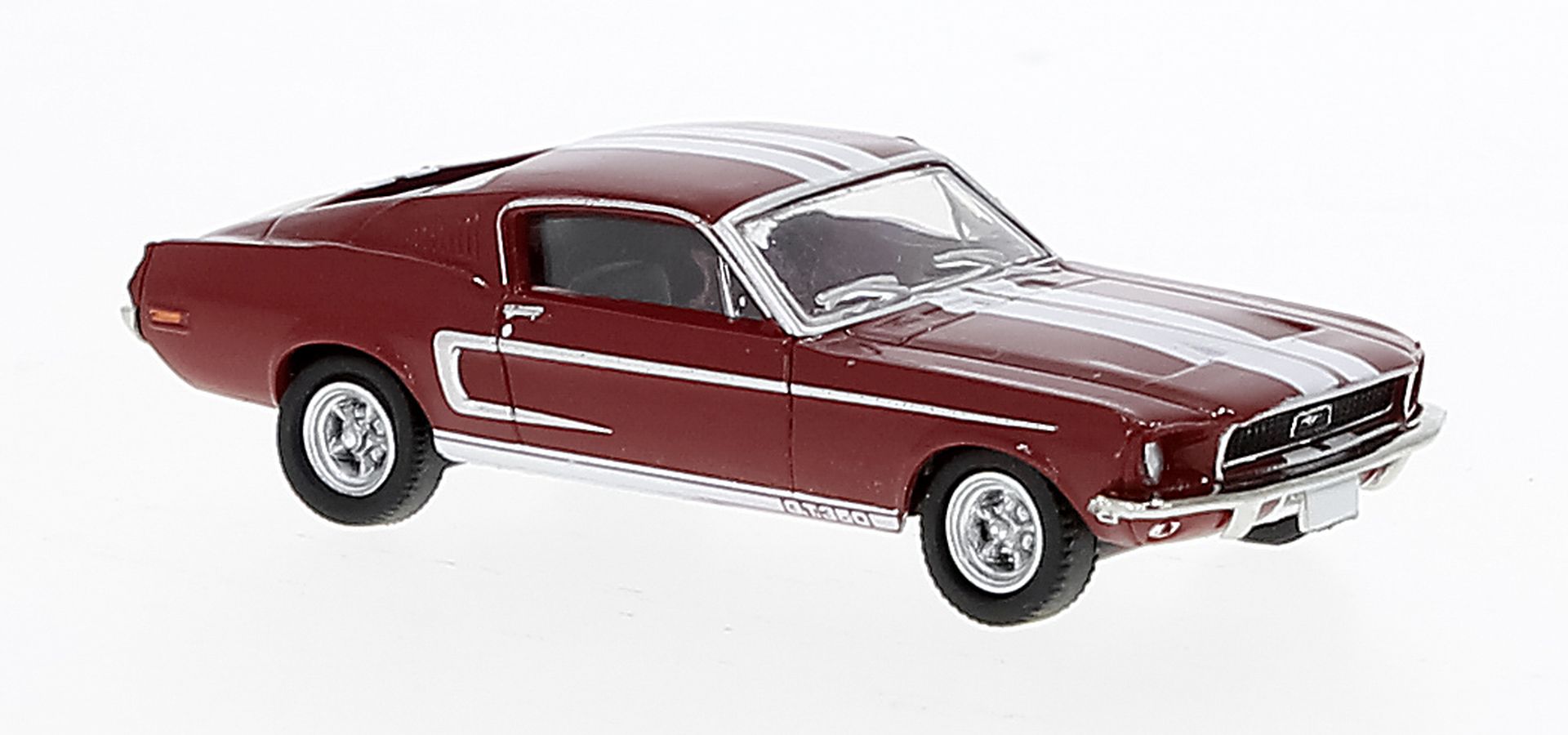 Brekina 19605 - Ford Mustang Shelby GT 350, rot/weiß, 1968 Brekina 19605 - Ford Mustang Shelby GT 350, rot/weiß, 1968