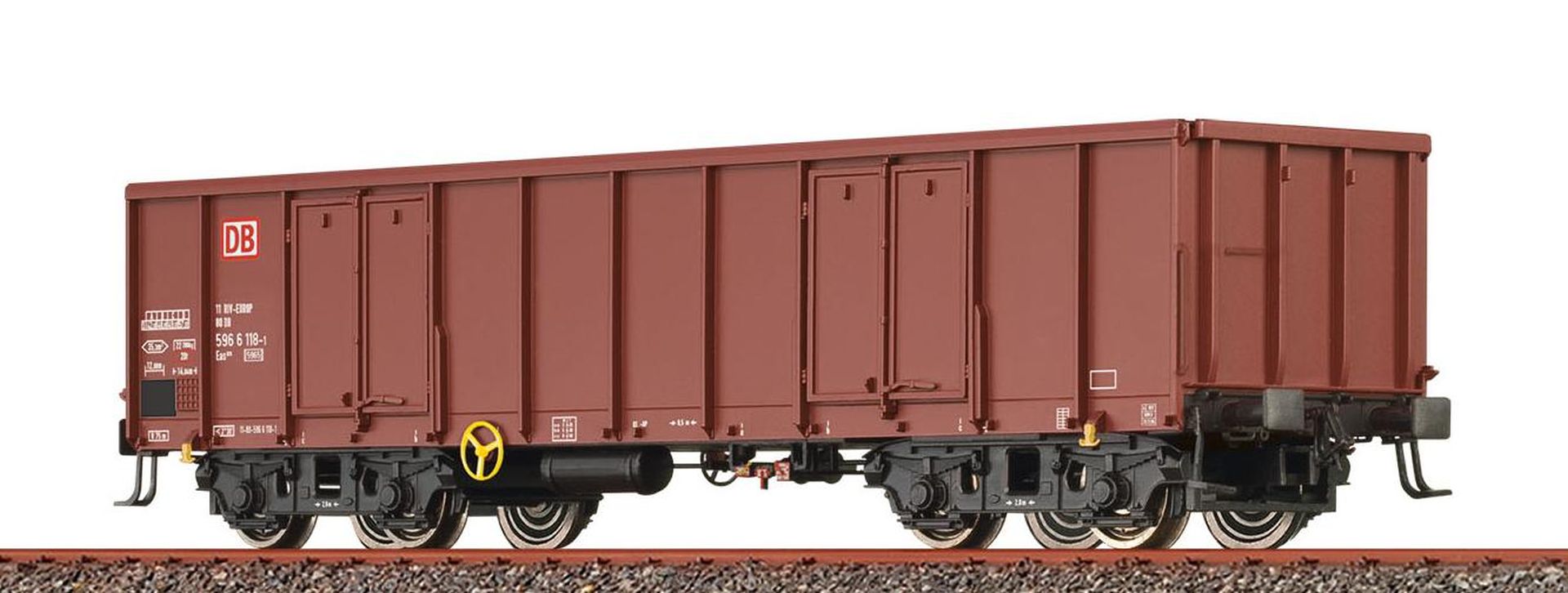 Brawa 51370 - Offener Güterwagen Eas070, DBAG, Ep.V