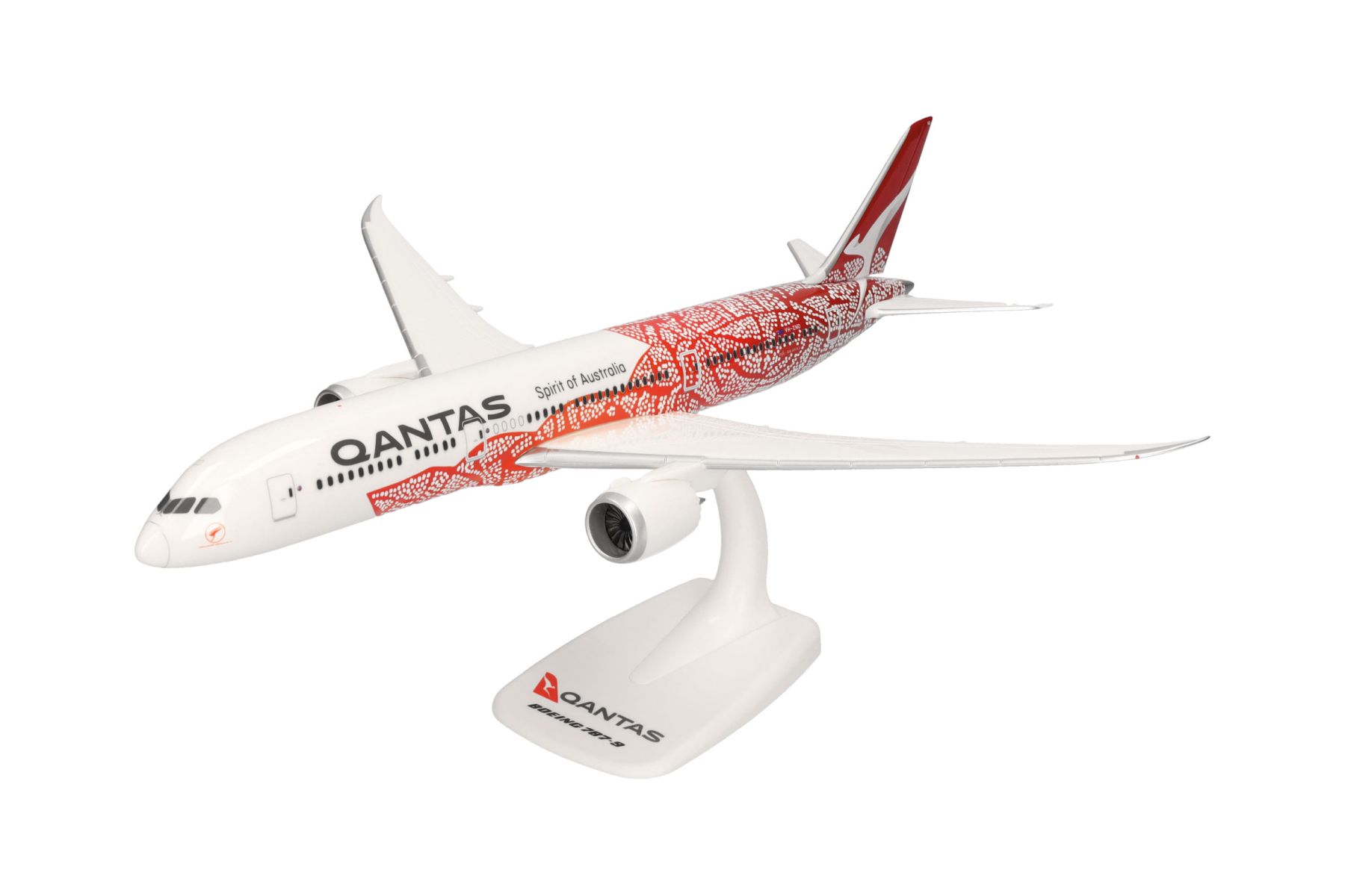 Herpa 615044 - Qantas Boeing 787-9 Dreamliner - Flying Art Series "Yam Dreaming"