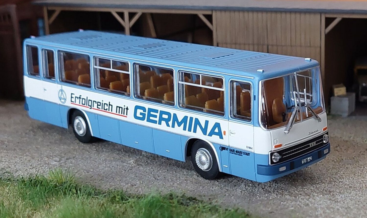 Brekina 03-405 - Ikarus 255 VEB KVK Annaberg "GERMINA"
