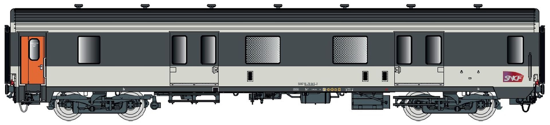 L.S. Models 31234 - Packwagen MC76 Dd2, SNCF, Ep.VI, Corail