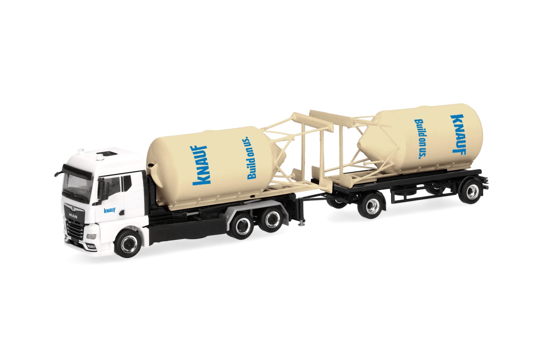 Herpa 322454 - MAN TGX GM Silosteller-Hängerzug "Knauf"