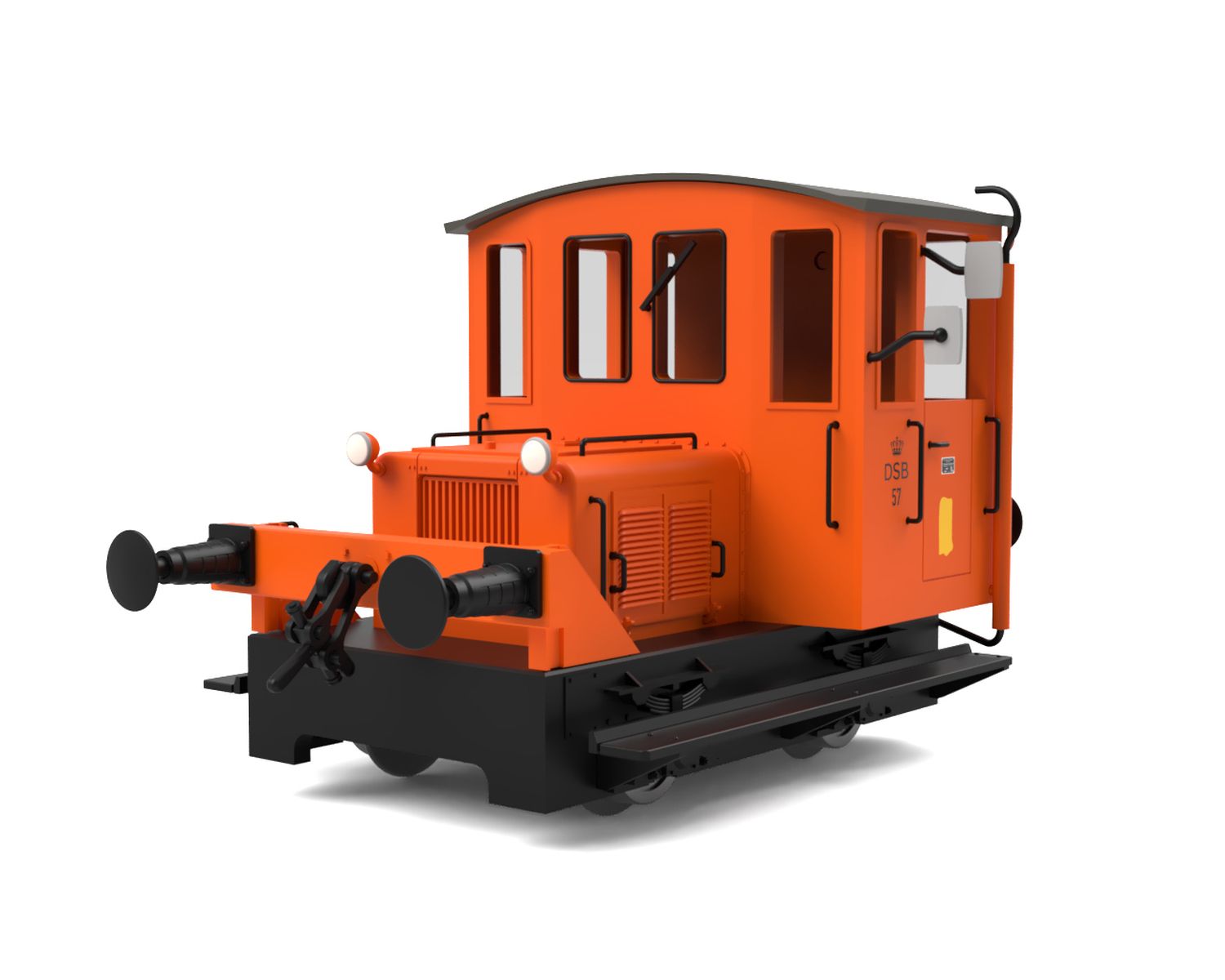 Saxonia 87231 - Rangiertraktor 57 Orange 'Olsenbande' 1975, DSB Ep.IV