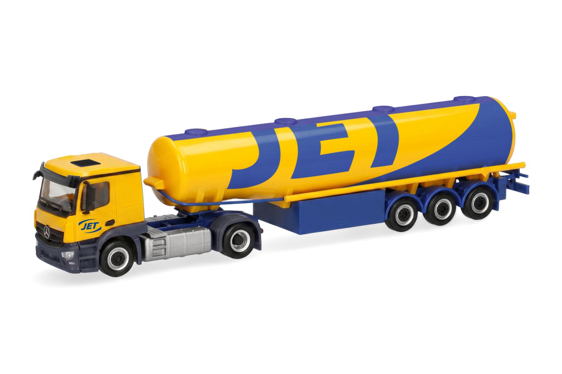 Herpa 321976 - Mercedes-Benz Classicspace Benzintank-Sattelzug "Jet"