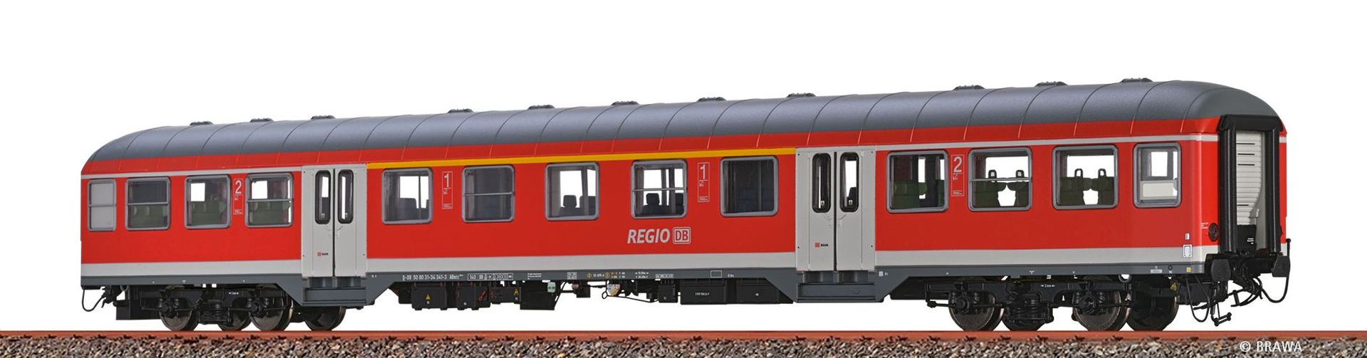 Brawa 46652 - Personenwagen ABnrz 403.4, DBAG, Ep.VI