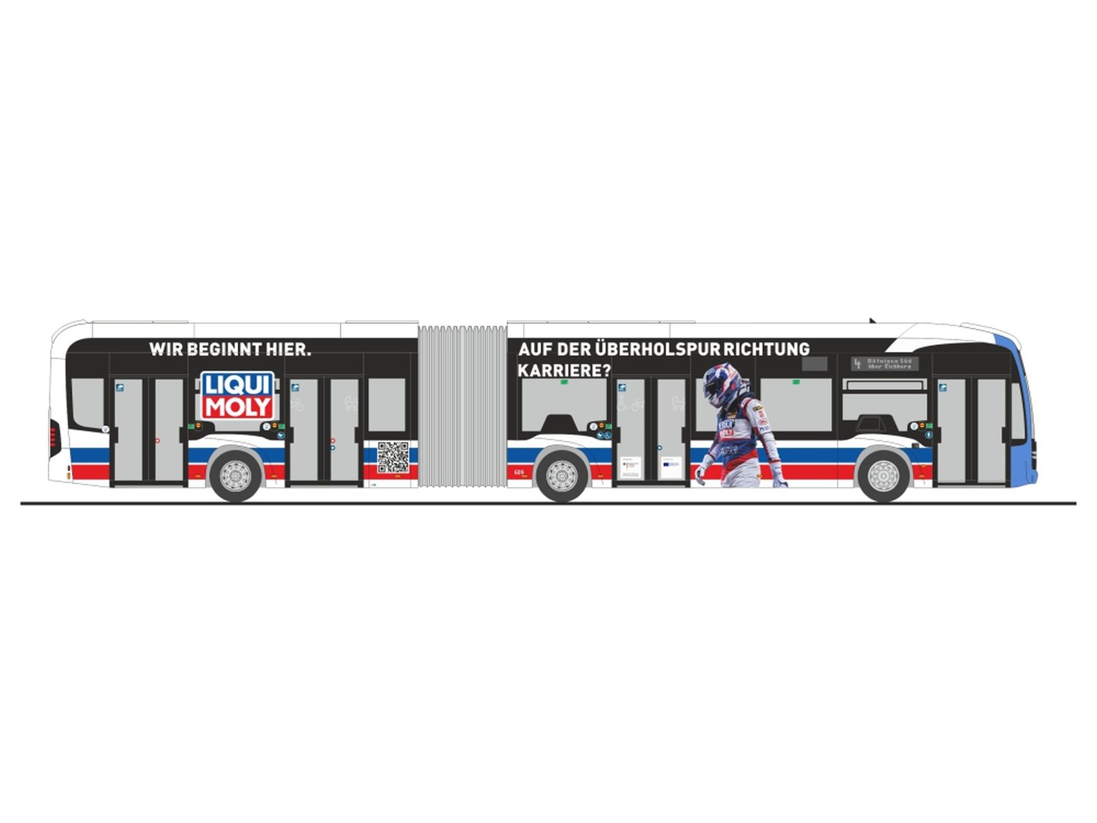 Rietze 77652 - Mercedes-Benz eCitaro G SWU Ulm - Liqui Moly
