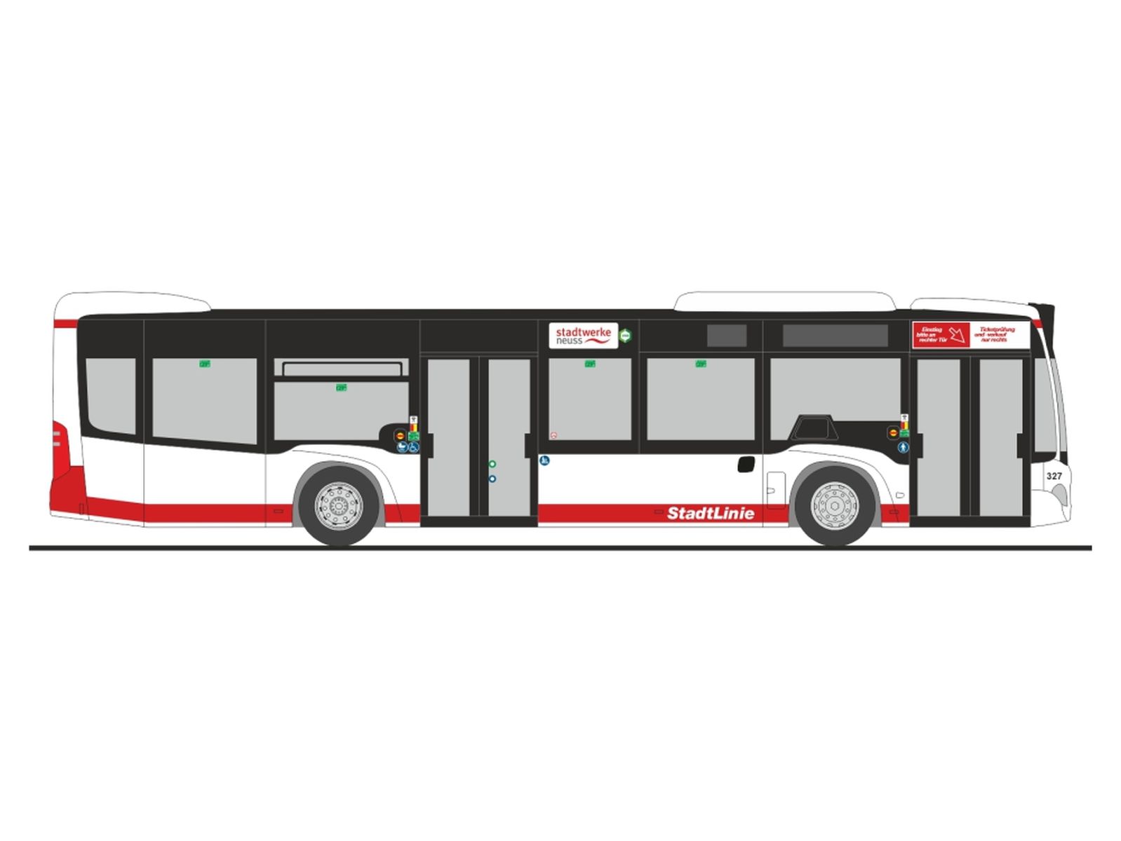 Rietze 69346 - Mercedes-Benz Citaro ´12 Stadtwerke Neuss