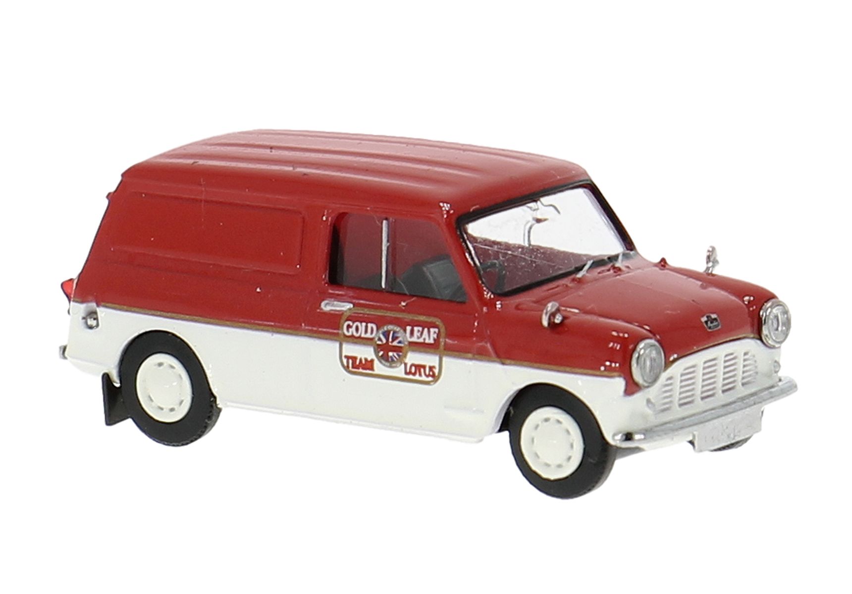 Brekina 15364 - Austin Mini Coutryman, gelb mit chequered flag