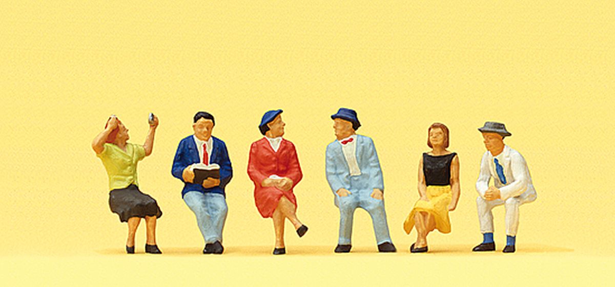 Preiser 10021 - Sitzende Personen