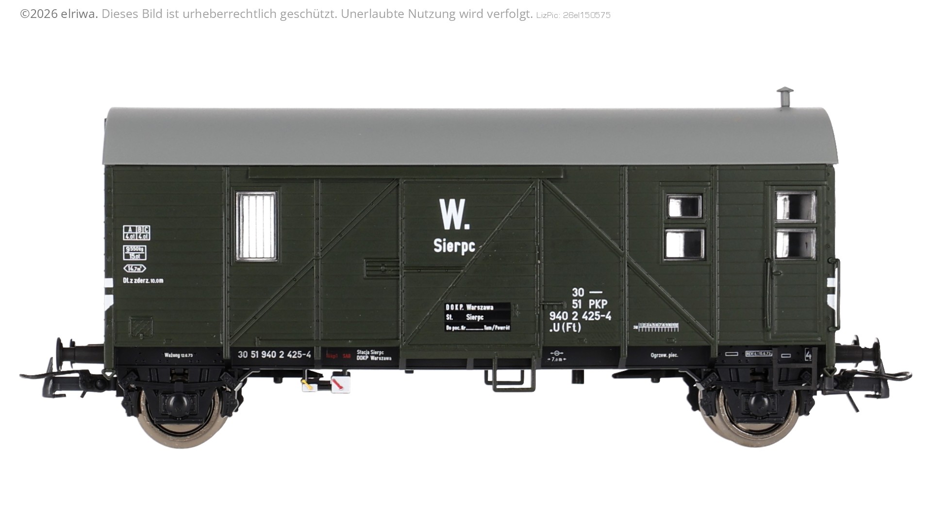 Roco 6600278 - Güterzugbegleitwagen U (Ft), PKP, Ep.IV