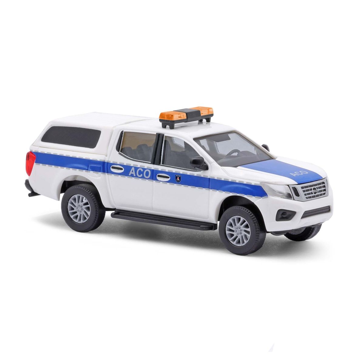 Busch 53734 - Nissan Navara mit Hardtop, ACO Augsburg, Bj. 2015