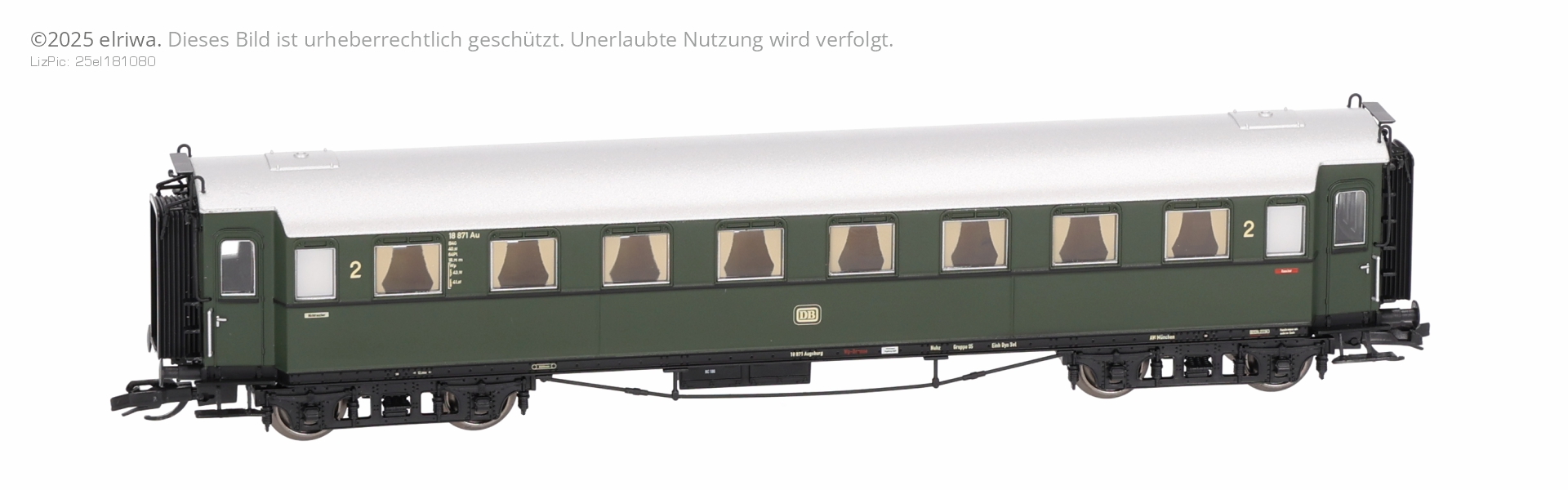 Saxonia 120188 - Personenwagen C4üSa07, DB, Ep.III, mit Innenbeleuchtung