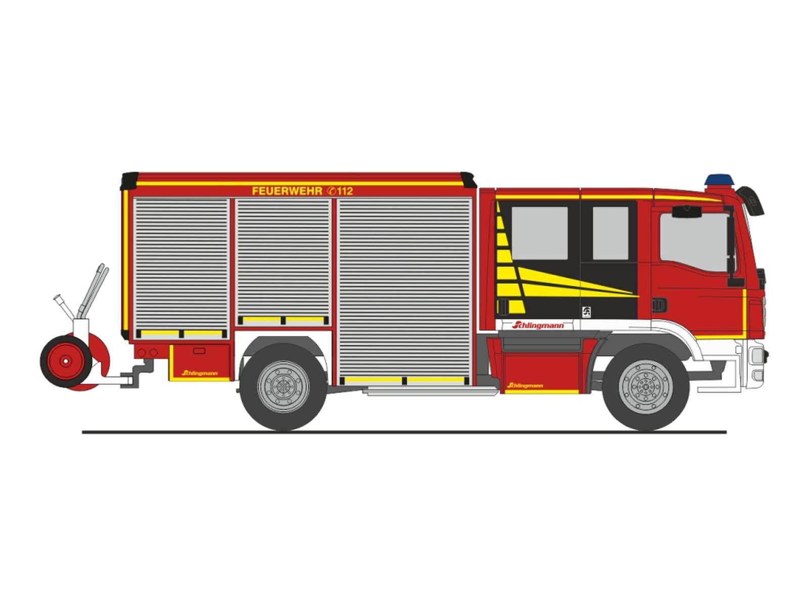 Rietze 72989 - Schlingmann Varus MAN 13t ´08 HLF FW Vorführdesign