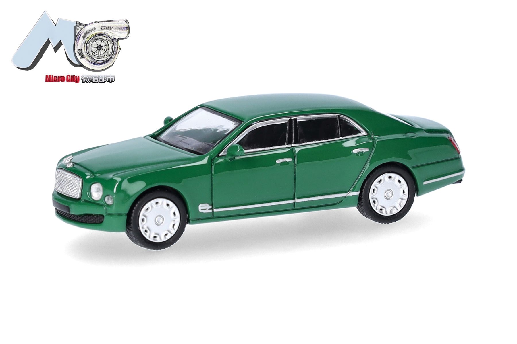 Herpa 87MC000151 - MicroCity: Bentley Mulsanne, grün