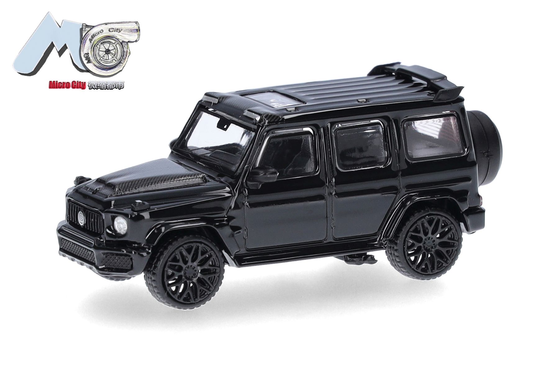 Herpa 87MC000160 - MicroCity: Brabus G800, schwarz