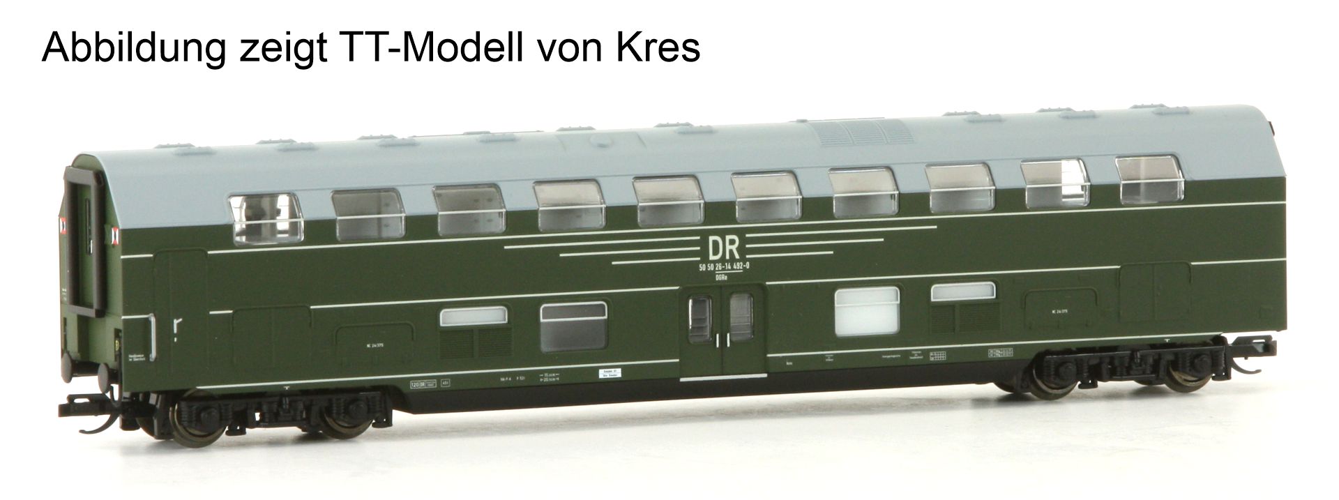 Piko 5319X1 - Buffetwagen DGRe, DR, Ep.IV, grün