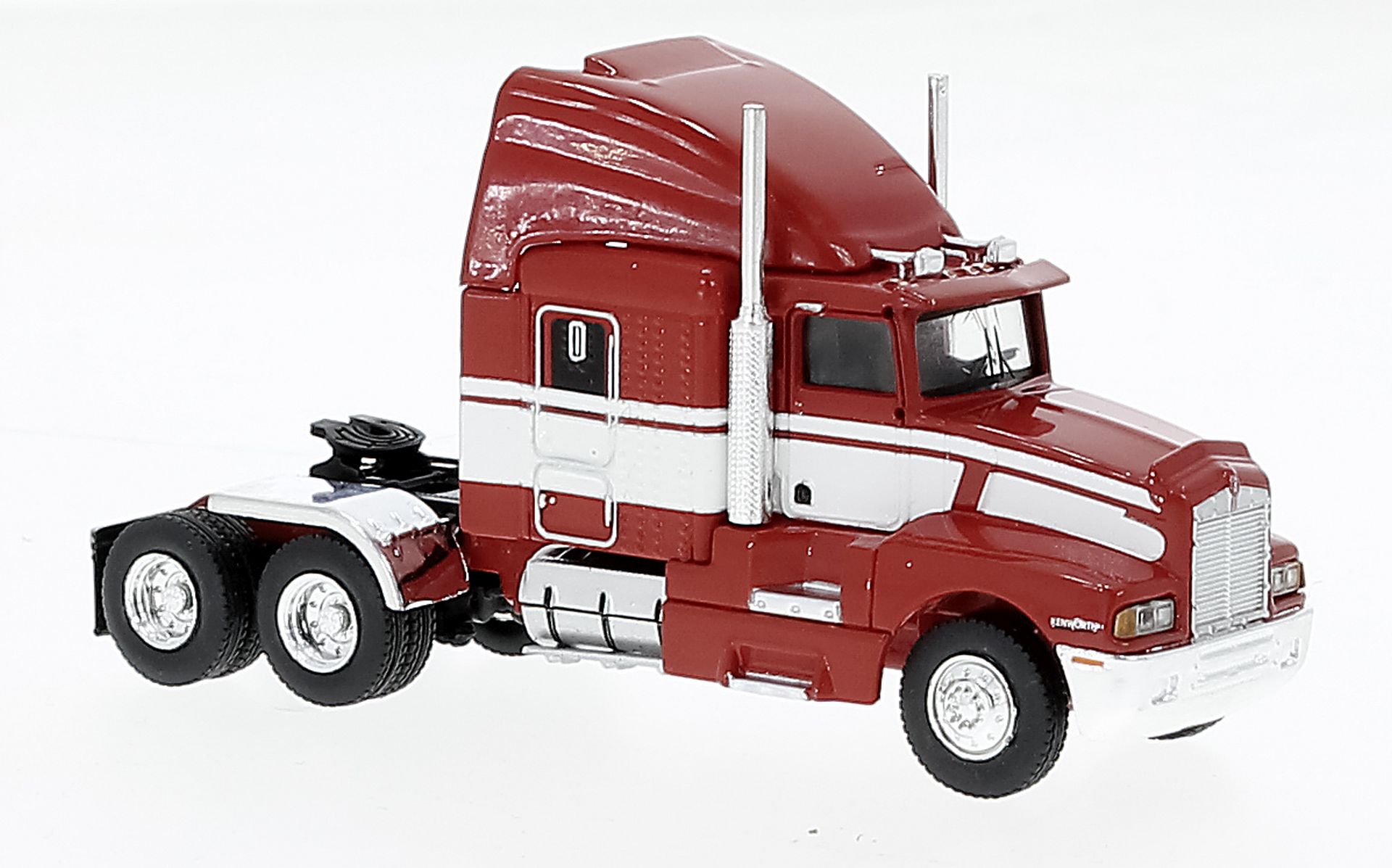 Brekina 85926 - Kenworth T 600 rot, weiss, 1984