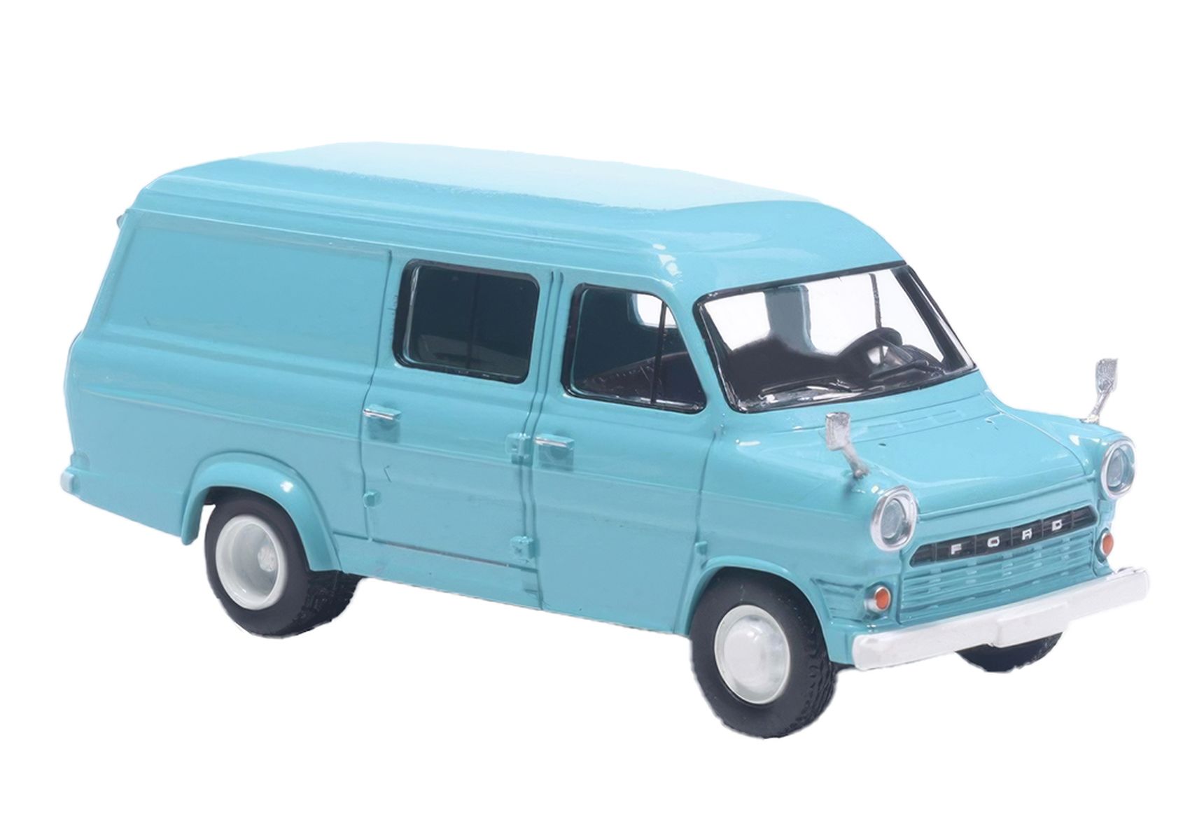 Brekina 34171 - Ford Transit Kasten in helltürkis